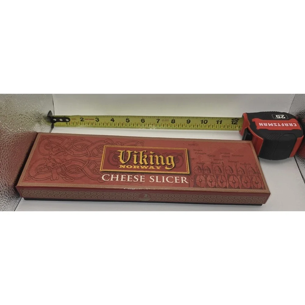 Norway Viking Cheese Slicer Stainless Steel Original Gift Box Item #50430 882/A3